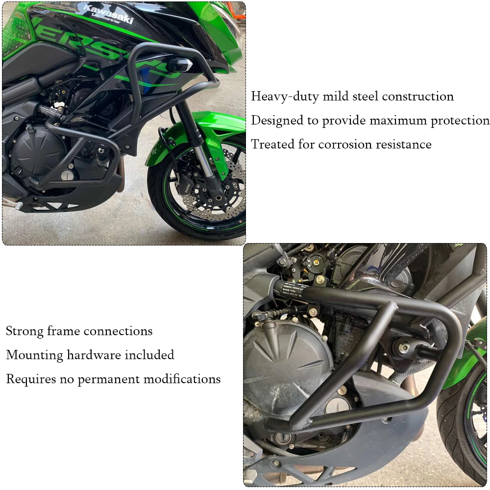 Нижние или верхние балки мотоцикла защита двигателя рамы для Kawasaki Versys 650 2015 2016 2017
