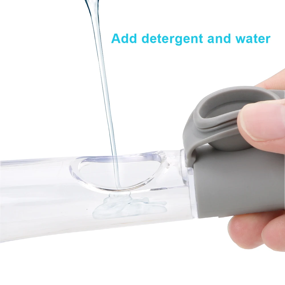 

Washing Dish Brushes With 3Pcs Non-Stick Oil Scouring Pad Sink Floor Cleaning Tools Automatic Liquid Cleaning Brush Scrubber