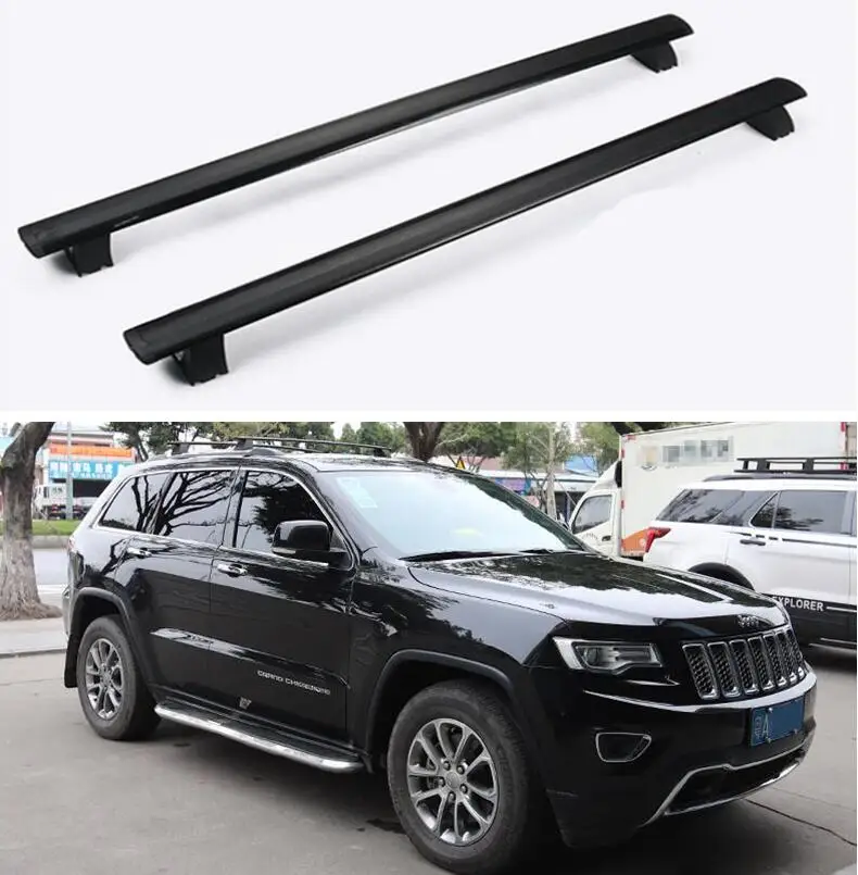 Верхняя багажная рейка на крышу из алюминиевого сплава поперечная для багажа Jeep