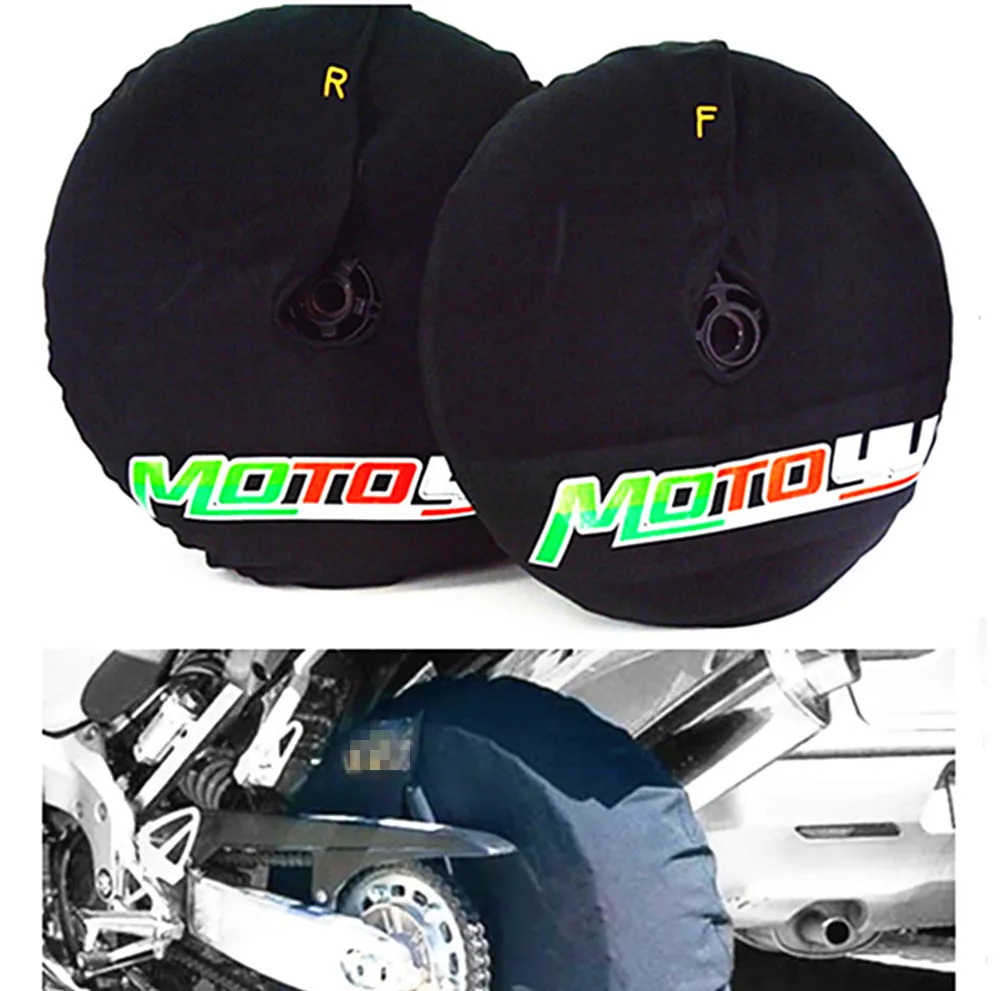 17 дюймов нагреватели шин Windstop покрышки для полярный флис Windbreak &quotMOTO4U&quot логотип