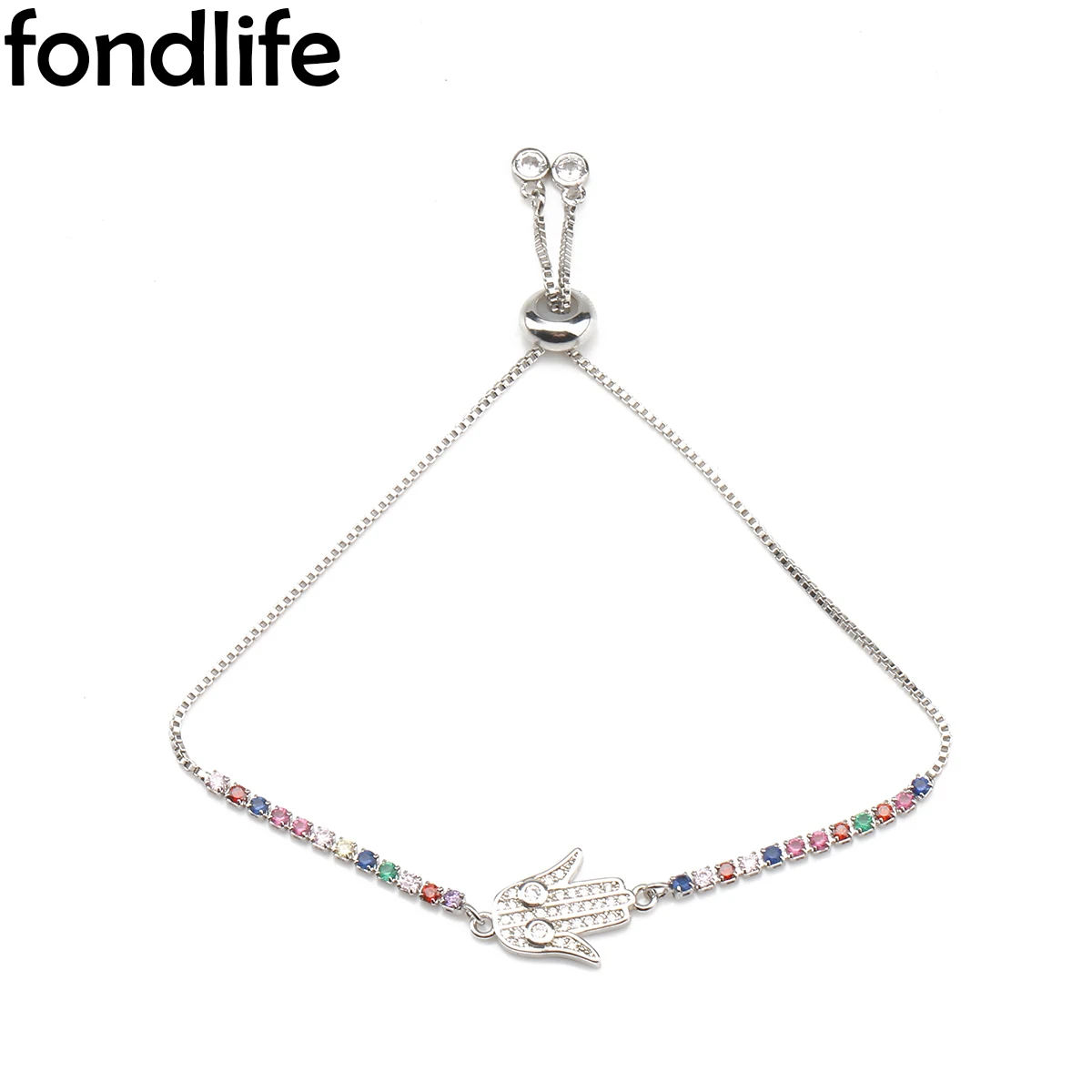 

AAA 2021 новейший Фатима ручной браслет CZ позолоченный ручной вязки удачи Красная Нить женщина пара изысканные ювелирные изделия Лучший подарок на день рождения