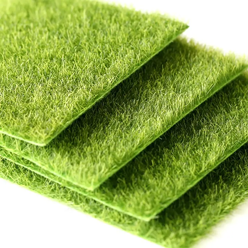 Коврик для травы 30*30 см искусственный зеленый газон садовый мох украшения дома