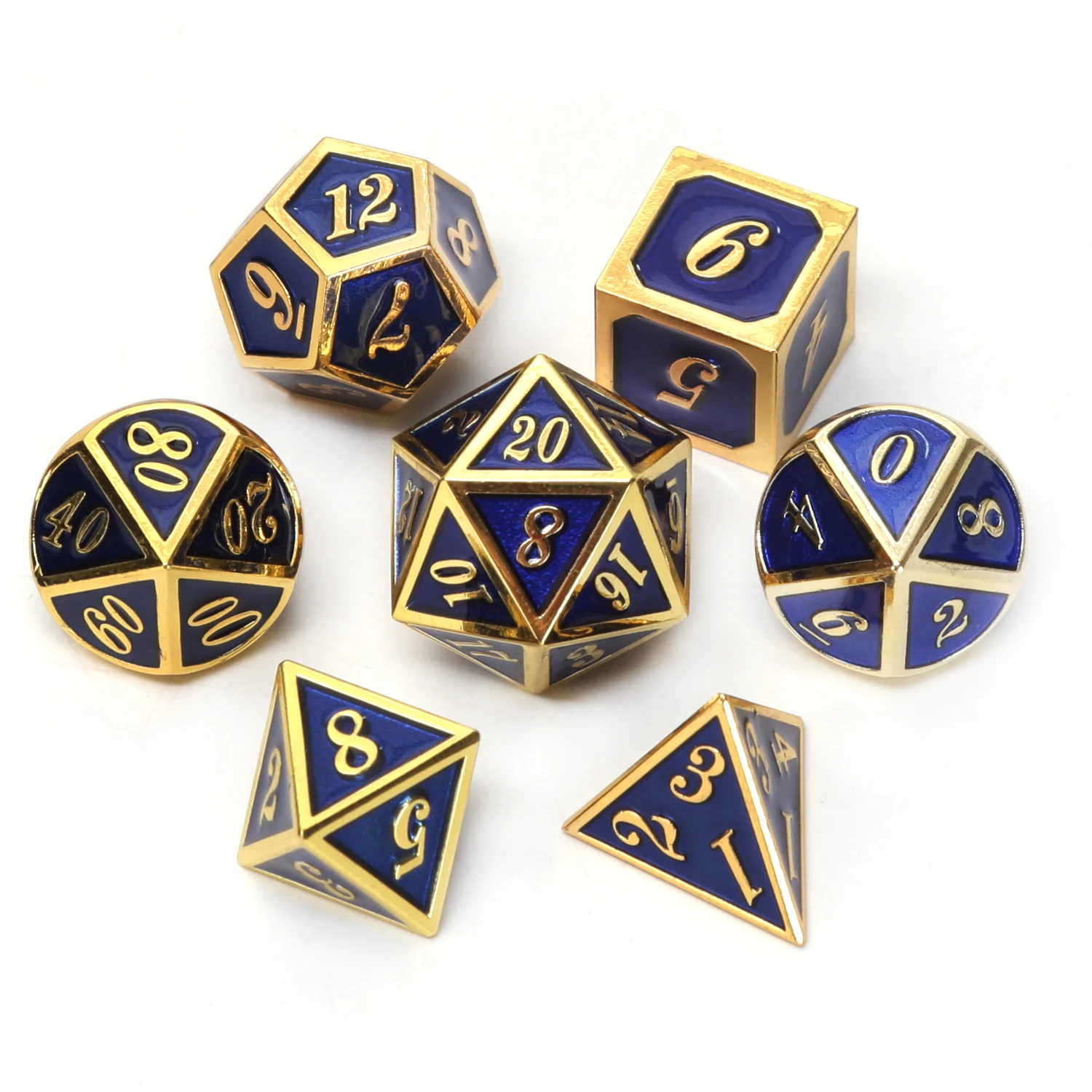 Chengshuo rpg игральные кости Подземелья и Драконы настольные игры продажи продвижение многогранные металлические кубики цинкового сплава числовая комбинация кости