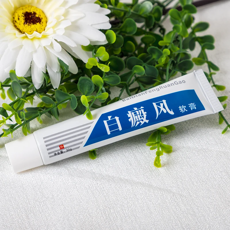 

30g Vitiligo Leukoplakia Treament Cream White Spot Repair Cream Localized Vitiligo Chinese Medical Pigment Melanin Skin Care