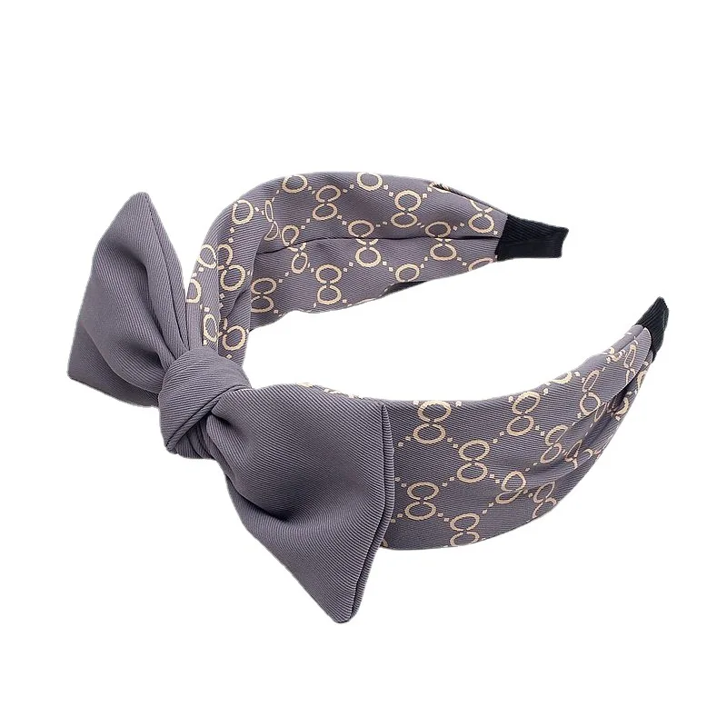 

Big Bowtie Fabric Hair Band Women Girl Hairband Headband Hair Hoop Wide-brimmed Fashion Headwear Accessories Ornaments