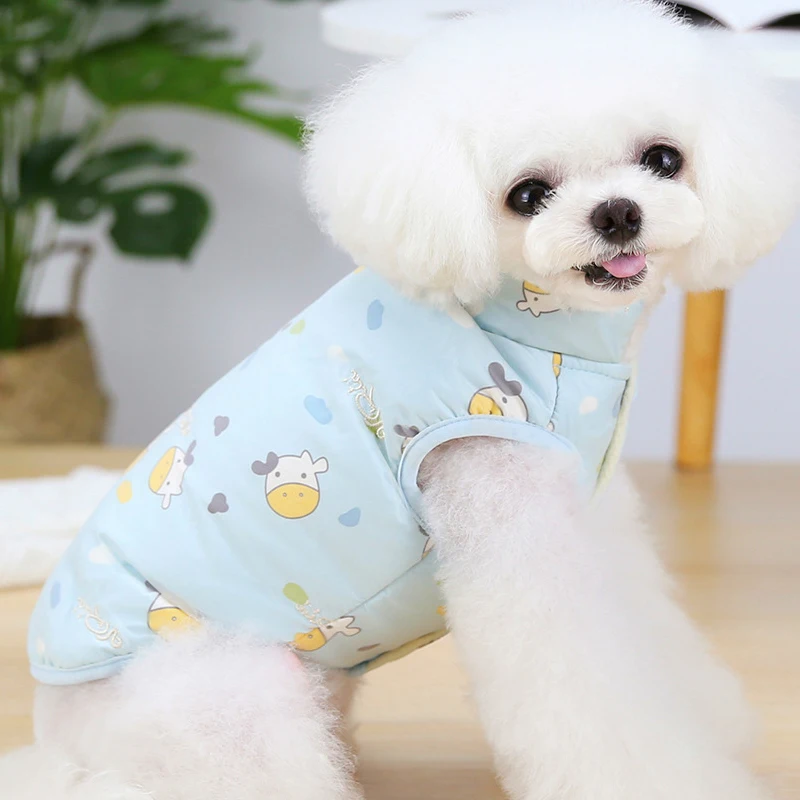 

Одежда для собак, флисовые зимние теплые костюмы для щенков, жилет, пальто для французского бульдога, ветрозащитная одежда для маленьких и с...