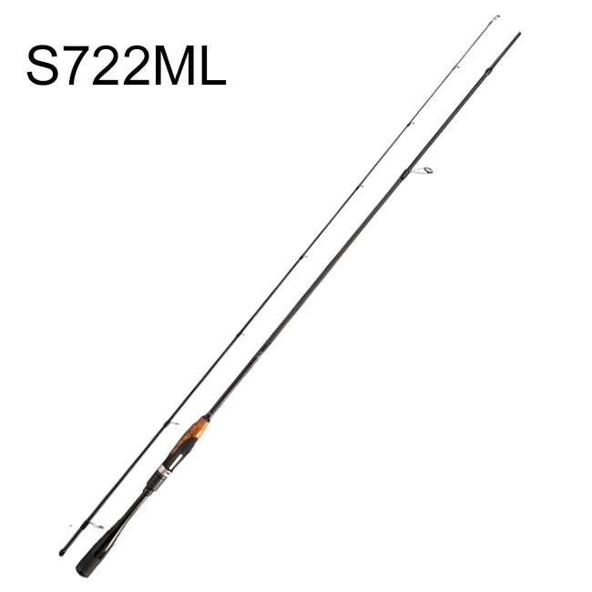 S722ML Палисандр 2 Раздел Фудзи приманка Rod Fast Action Удочка свет/средний свет Мощность спиннинговая удочка для забрасывания наживки с ручкой из углеродного волокна - Цвет: S722ML