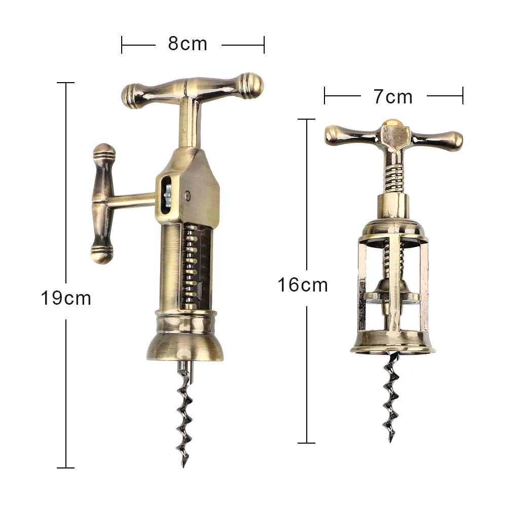 Champagne Opener Professional Wine Corkscrew Cork Bottle Openers Vintage Style Rack Pinion Gadgets Universal Camping Bar Tools images - 6