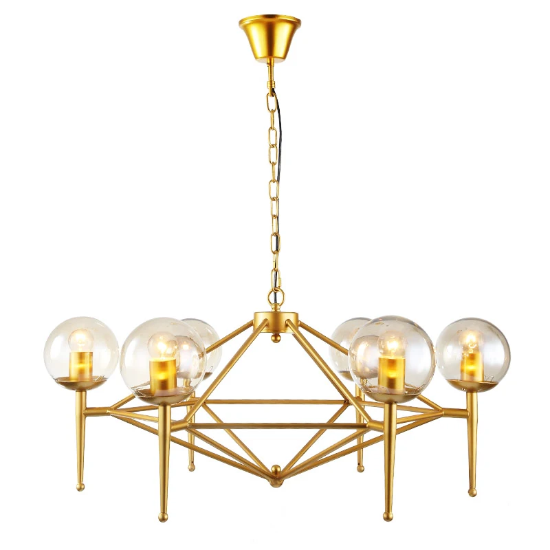 Светодиодная люстра в стиле пост-модерн комнатный потолочный светильник из