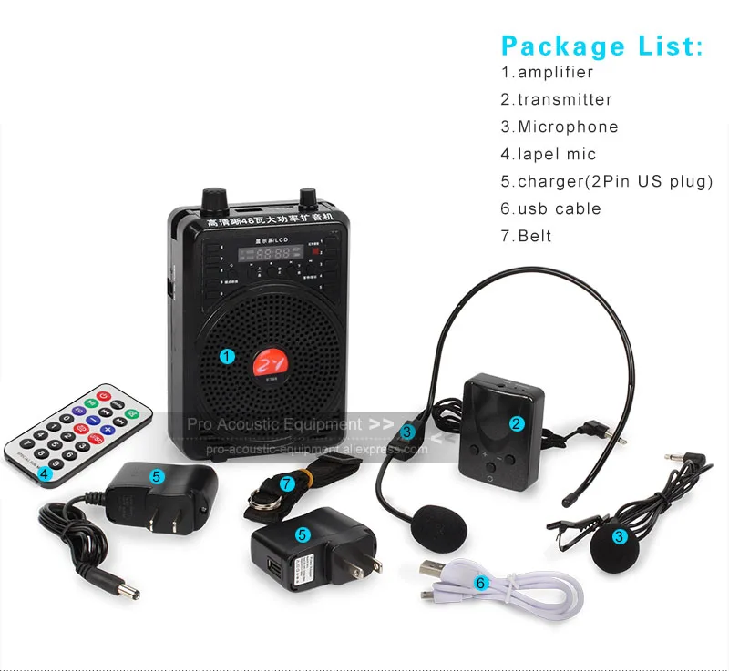 Динамик микрофон средство громкоговорящей связи Мегафоны усилитель динамика USB