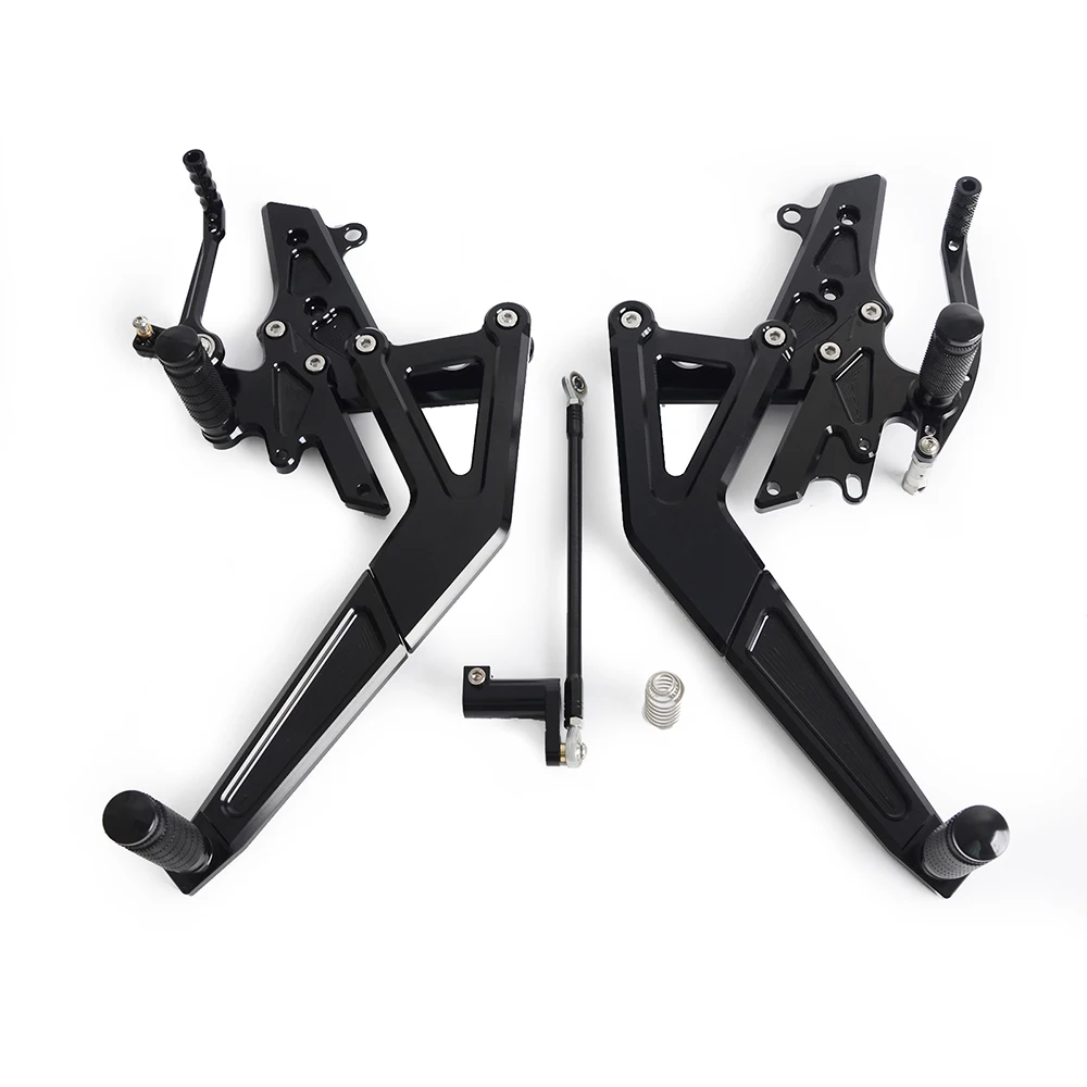 NICECNC ЧПУ сзади наборы для ухода за кожей ног подножек Kawasaki Ninja 650 EX650 ER6F ER6N 2012 - 2016 2013
