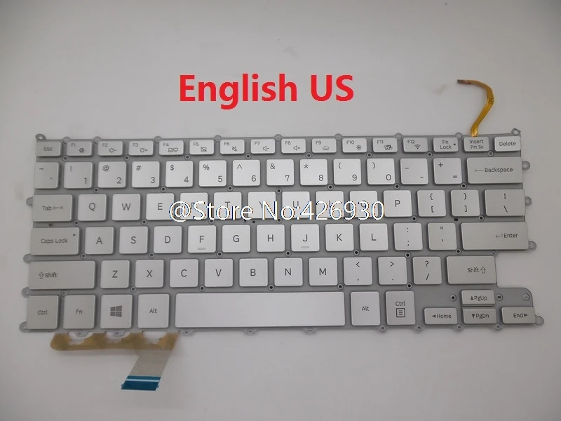 

Laptop Keyboard For Samsung NT930QAA NT930QBE 930QAA 930QBE English US Korea KR With Backlit Without Frame New