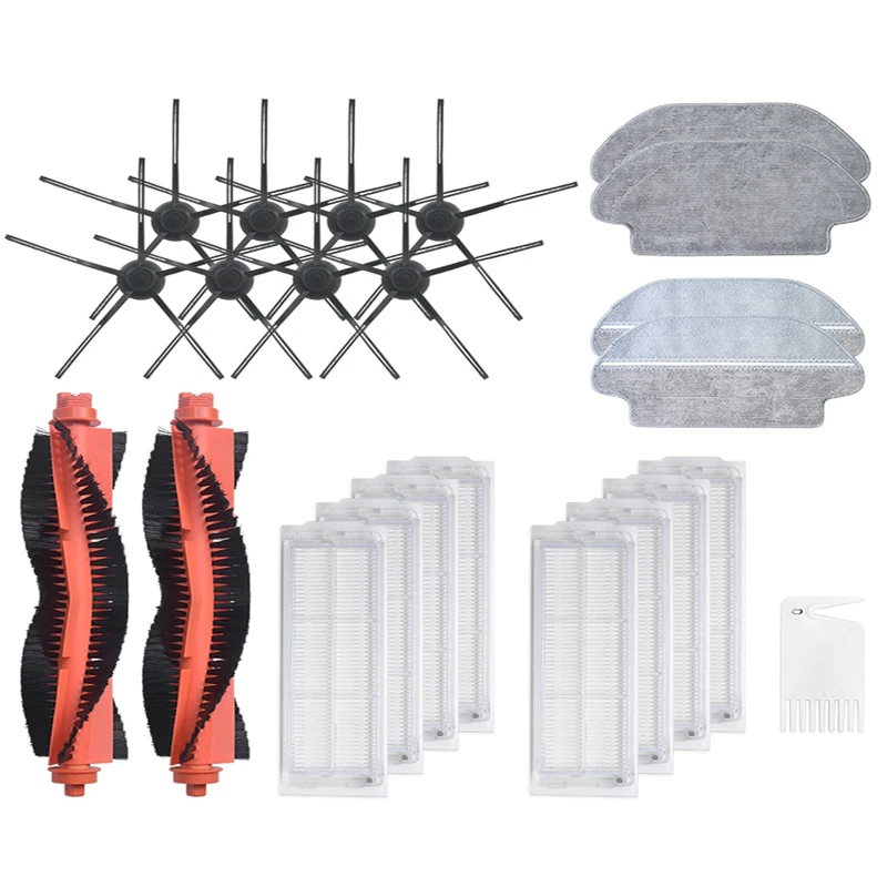 

23 основная щетка боковая щетка фильтр протрите Наборы для Mijia пылесос части бытовых приборов Сменные аксессуары