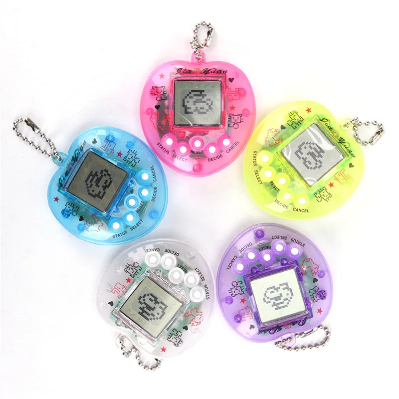 

1 PC Auto Key Chain Pets Toy Tiny Game game Random 1 Virtual Cyber Nostalgic Pet 5*6 CM(2*2.4 IN)