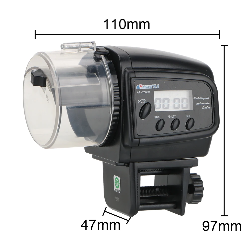 100 мл автоматическая машина для автоматической подкормки рыб с таймером