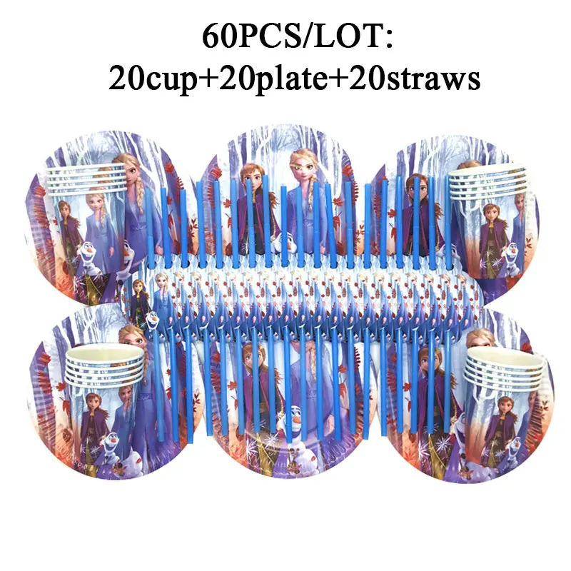 Дисней Холодное сердце 2 Эльза Анна Принцесса вечерние украшения набор