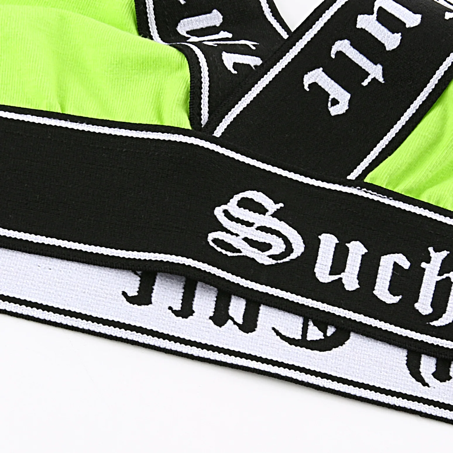 Patchwork Sexy V-neck crop Top Women neon color Letter Ribbon Backless Elastic Waist tank Top Streetwear Sleeveless Fitness Tops