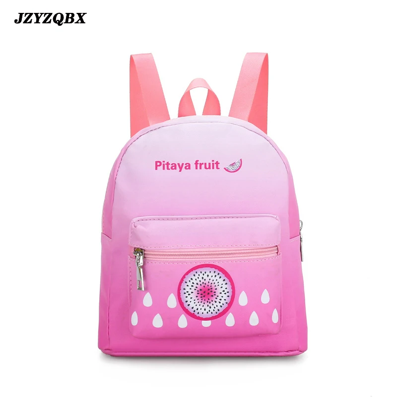 JZYZQBX фруктовый школьный портфель с рисунком Детский рюкзак mochilas escolares infantiles mochila