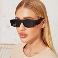 narrow small frame rectangle sunglasses for women retro 2022 hip hop new fashion trendy personality eyeglasses female streetwear
