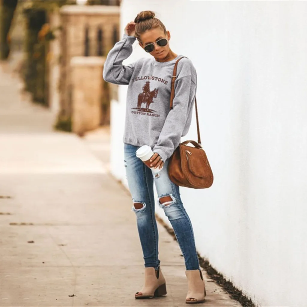 Женские толстовки с 3D принтом топы пуловер звезд рубашка длинным рукавом