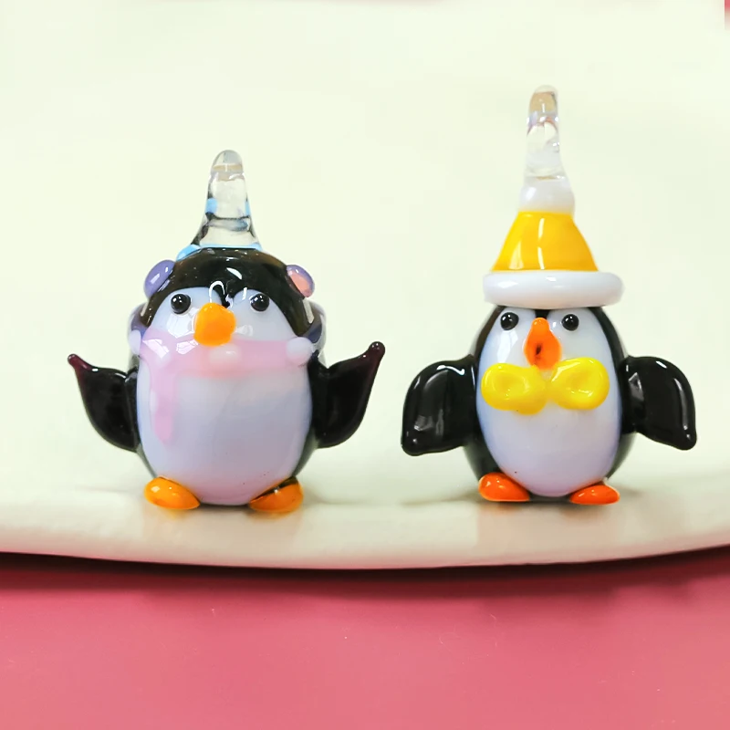 

Chubby Snow Penguin Pendant Japanese Glass Bead Accessories DIY Jewelry Material