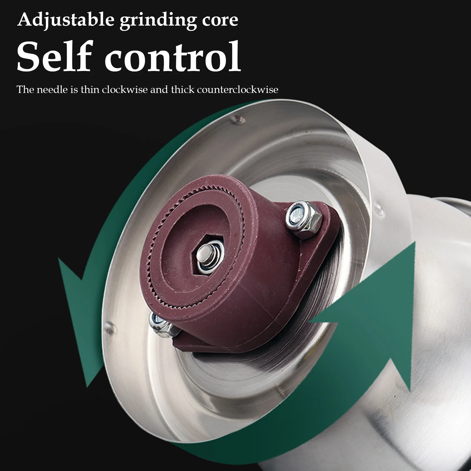 

Stainless Steel Coffee Grinder Tool Hand Manual Coffee Grinder Mill Coffee Bean Spice Grinders Kitchen Tool Hand Mill 45a