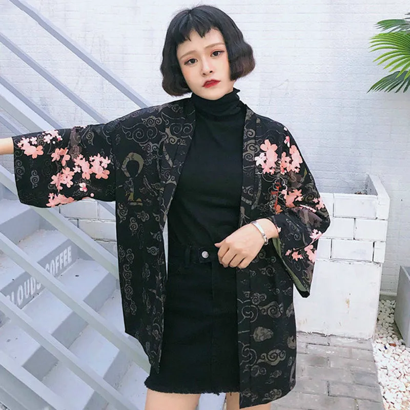 Traditional Japanese Kimonos Cardigan Thin Kimono Coat Women 2019 Summer Loose Yukata Sunscreen Clothes Cosplay Shirt Blous |