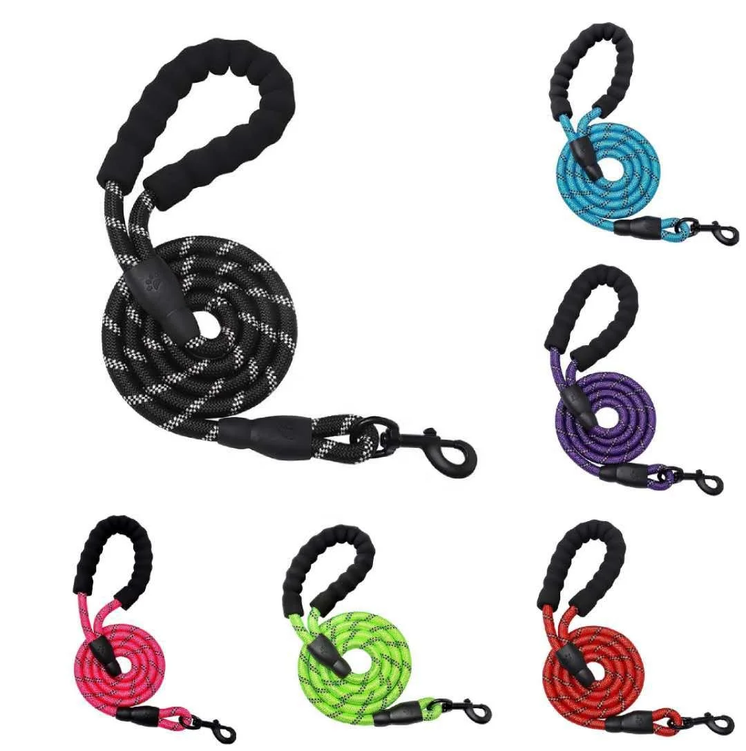 

Sohpeyt Nylon PVC Training Climbing Pet Rope Round Lead Strong Reflective Dog Leash Correa Para Mascotas