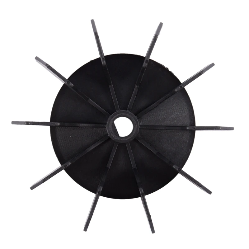 

Replacement 0.5" Inner Bore 10 Impeller Air Compressor Motor Fan Blade Black