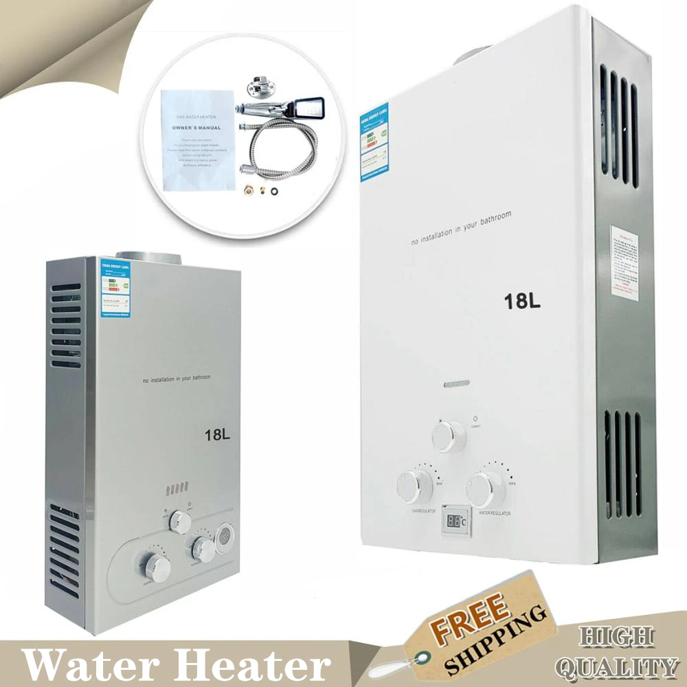 36kw Hot Water Heater Boiler Water Shower Outdoor Camping Wi
