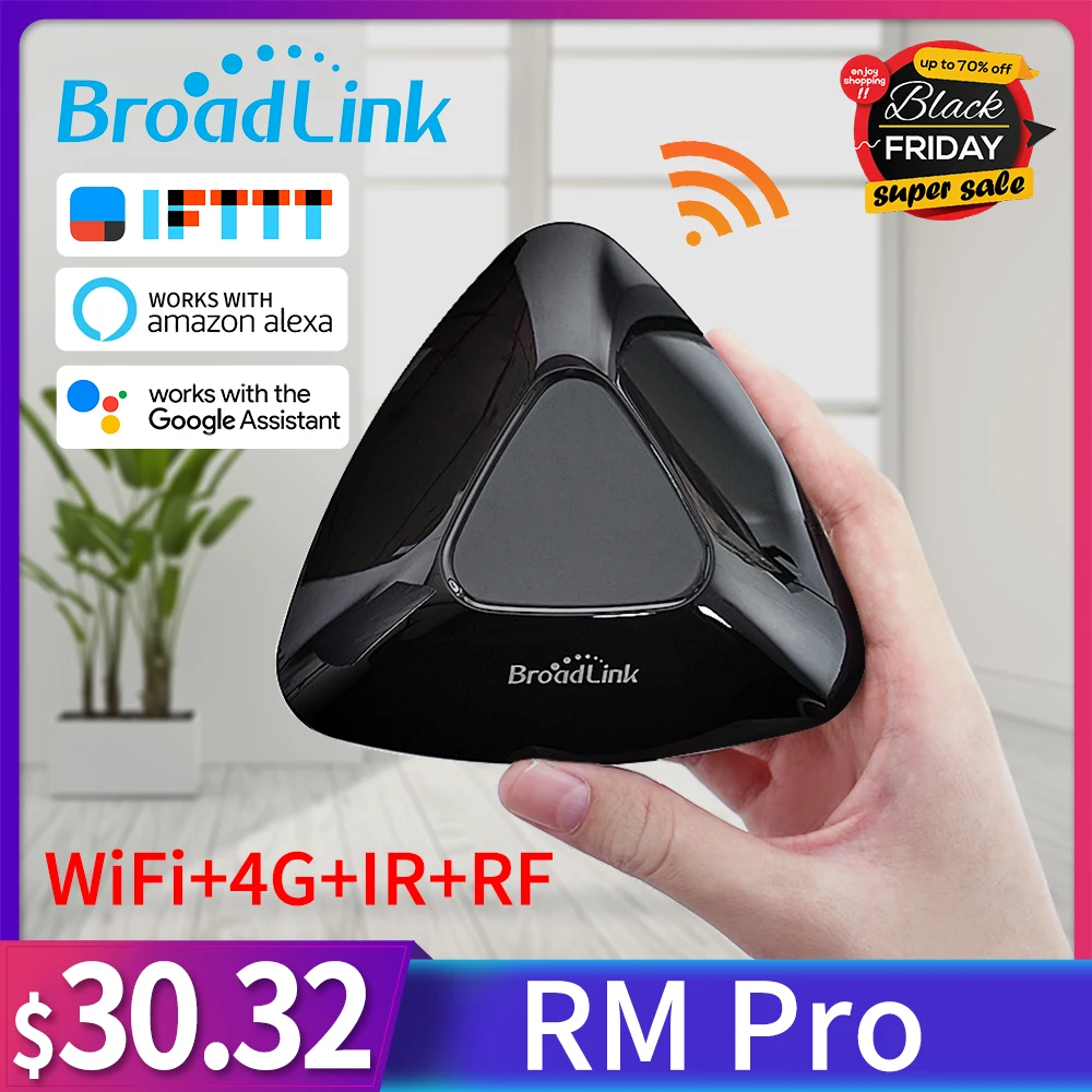 Broadlink оригинальный RM33Pro умный дом Domotica универсальный контроллер WIFI + IR RF пульт