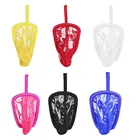 Лидер продаж, привлекательные сексуальные прозрачные кружевные стринги с, мужские стринги, невидимое нижнее белье в форме с, трусы для геев, Мужская одежда для сна, танга, бикини, T-образная сторона