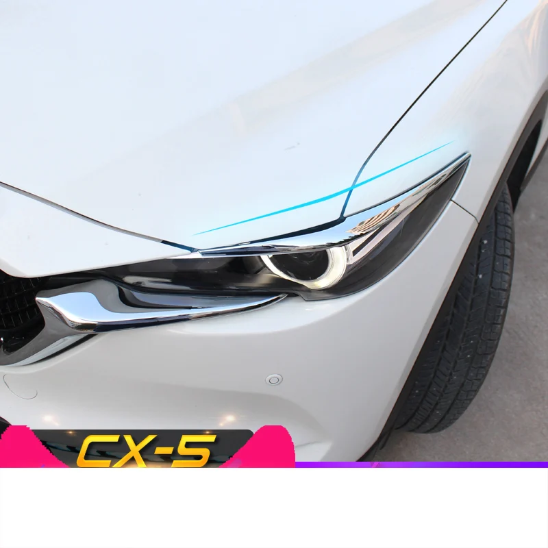 Для Mazda CX 5 CX5 2017 2018 2019 передняя фара накладка на веко для бровей отделка внешние