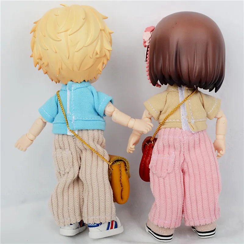 Одежда Obitsu 11 ob11 Молли ГСК для кукол 1/12bjd Однотонная футболка с коротким рукавом
