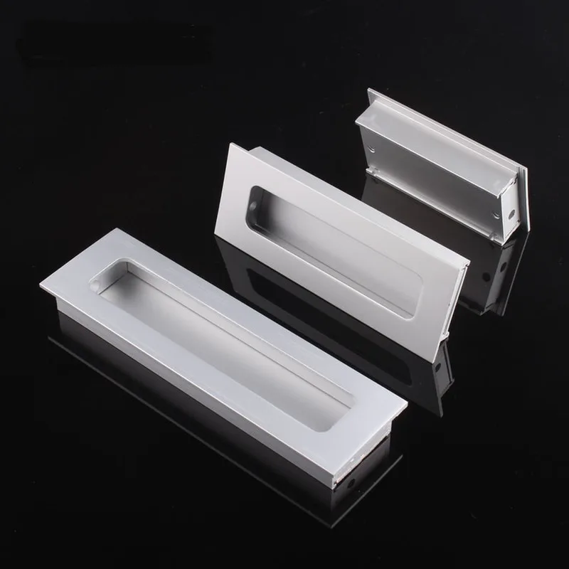 Новинка алюминиевая ручка для раздвижной двери встраиваемые ручки шкафа