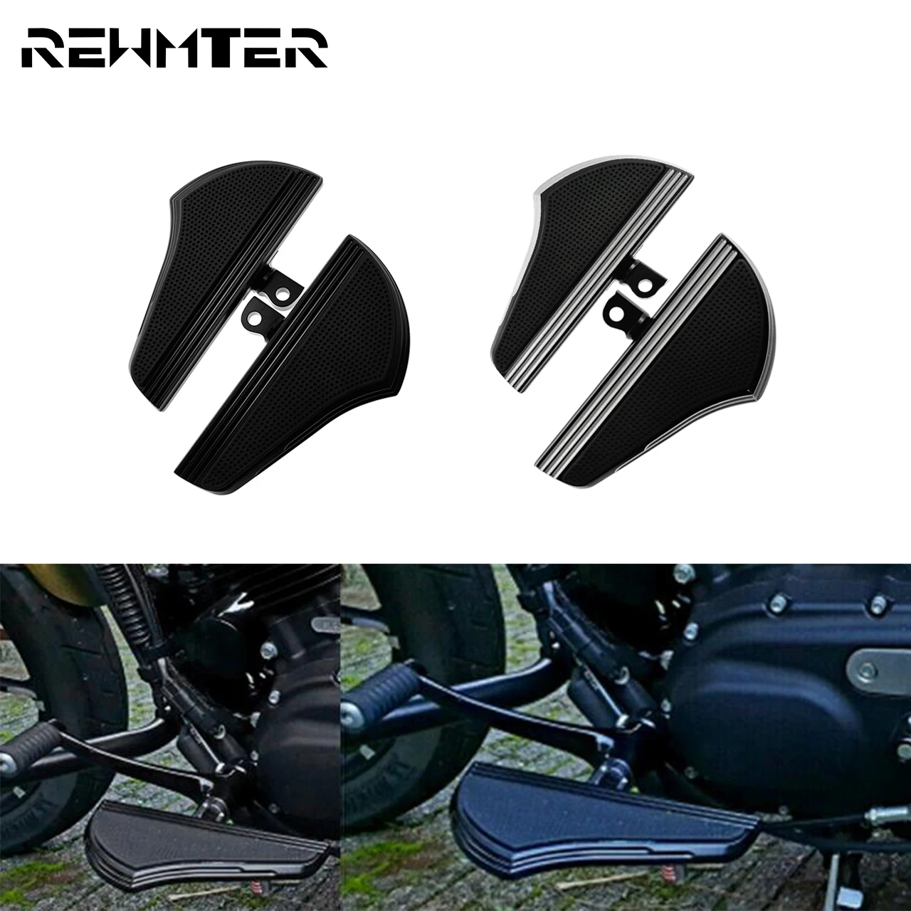 

Motorcycle Rear Passenger Floorboards CNC Male Mount Foot Pegs Footrest For Harley Touring Sportster XL883 Electra Glide Dyna