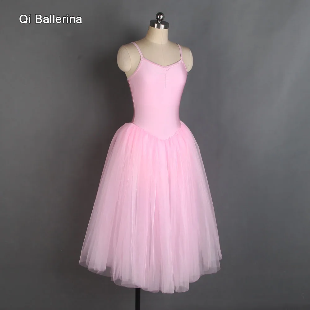 15089 розовая кофта из спандекса с тюлевой юбкой балетная танцевальная пачка для