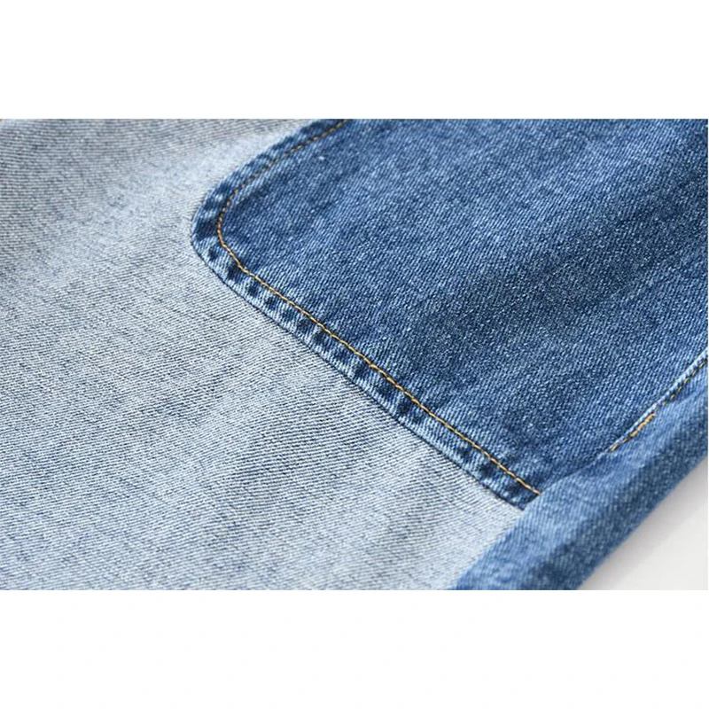 

Fashion Streetwear Y2k Denim Shorts Women 2021 New Summer Korean Loose Patchwork Pockets Button High Waist Jeans Shorts Female