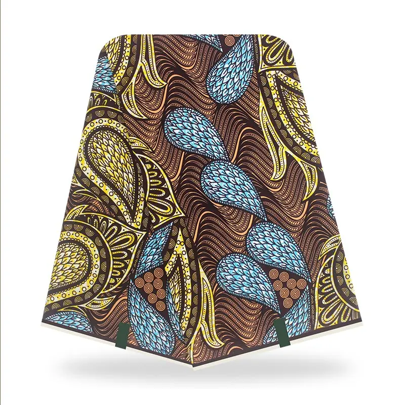 

Nigerian Style African Wax Dye Prints Fabric 100%Cotton By The Yards Veritable High Quality Dress Materials For Sewing S-P 112