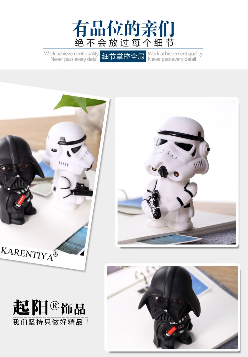 20 шт./лот 11 см Звездные войны фигурка героя Дарта модель Вейдера Wacky Wobbler Bobble голова может быть Rocked