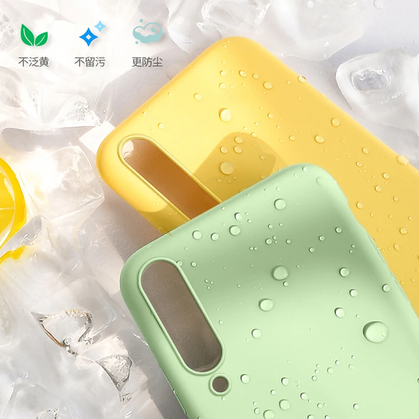 Оригинальный чехол для XiaoMi Mi 9 Lite SE 8 A2 A3 10 9T Pro 8T PRO 8A 7 7A 6 6A мягкий жидкий силиконовый