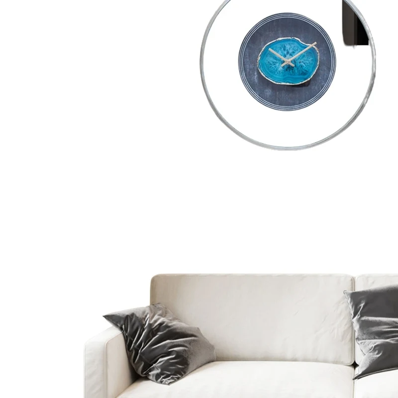 Настенные часы в классическом стиле креативные бесшумные офисные стеклянные не