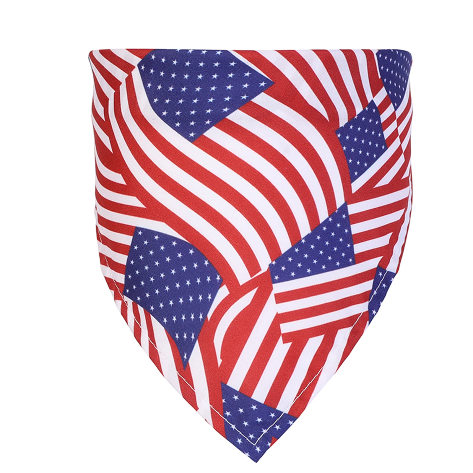 

Newest American Flag Dog Bandanas Printing Graffiti Single layer Bibs Scarf for Small Medium Large Dogs