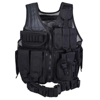 mgflashforce tactical vest adjustable molle swat army military combat assault body armor hunting fishing shooting airsoft vest