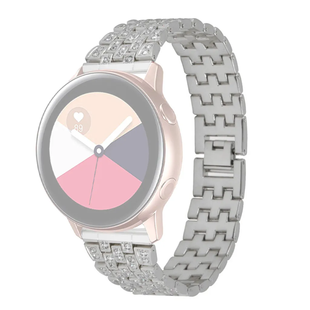 Фото Ouhaobin подходит для Samsung Galaxy Watch Active металлический браслет из алюминиевого сплава Ouhaobin подходит для Samsung Galaxy Watch Active металлический браслет из алюминиевого сплава
