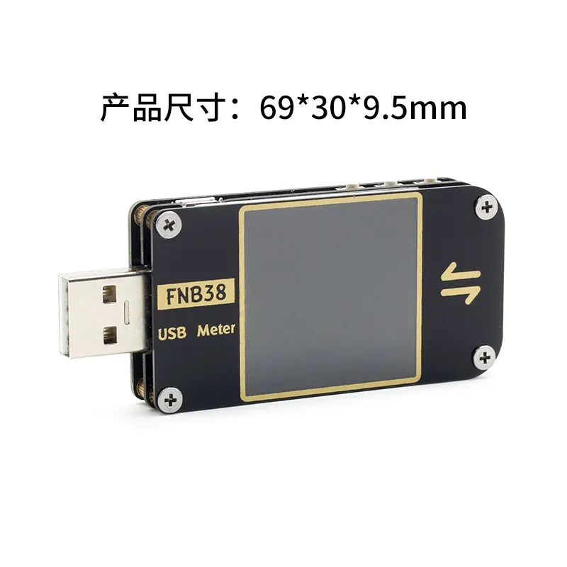USB измеритель напряжения и тока емкости быстрая зарядка протокол QC4 + PD3.0 2.0PPS