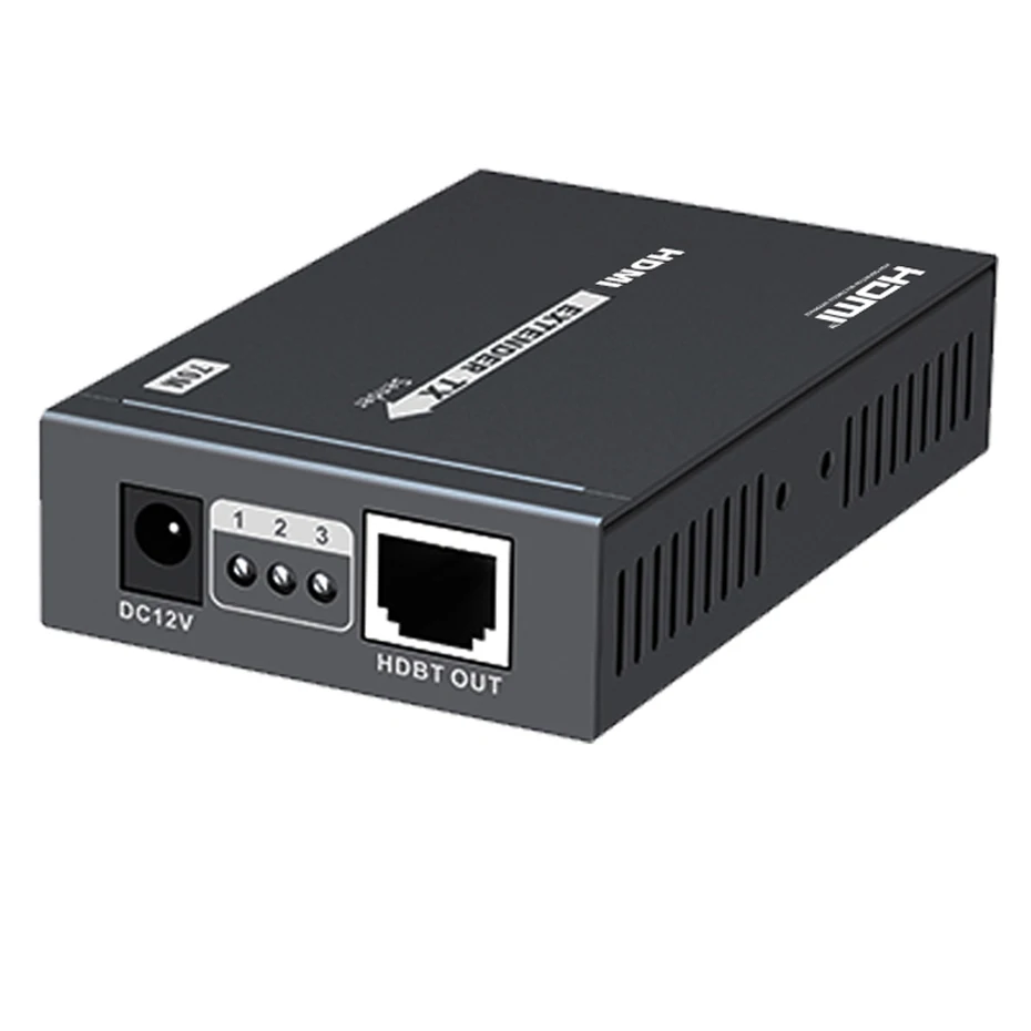 HDBaseT HDMI удлинитель 4K с ИК hdmi 1,4 V до 70M 3D, 4k X 2k поддерживается с адаптером питания 12V