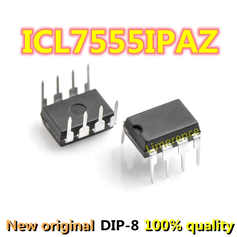 

10pcs/lot IC integrated circuit chip ICL7555IPAZ ICM7555 7555 DIP8 general-purpose timer new original