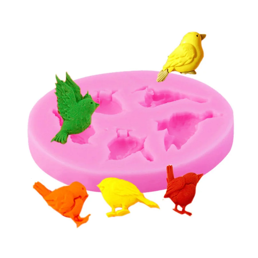 Силиконовая форма в виде птиц и орлов 29 видов для мастики шоколада конфет леденца