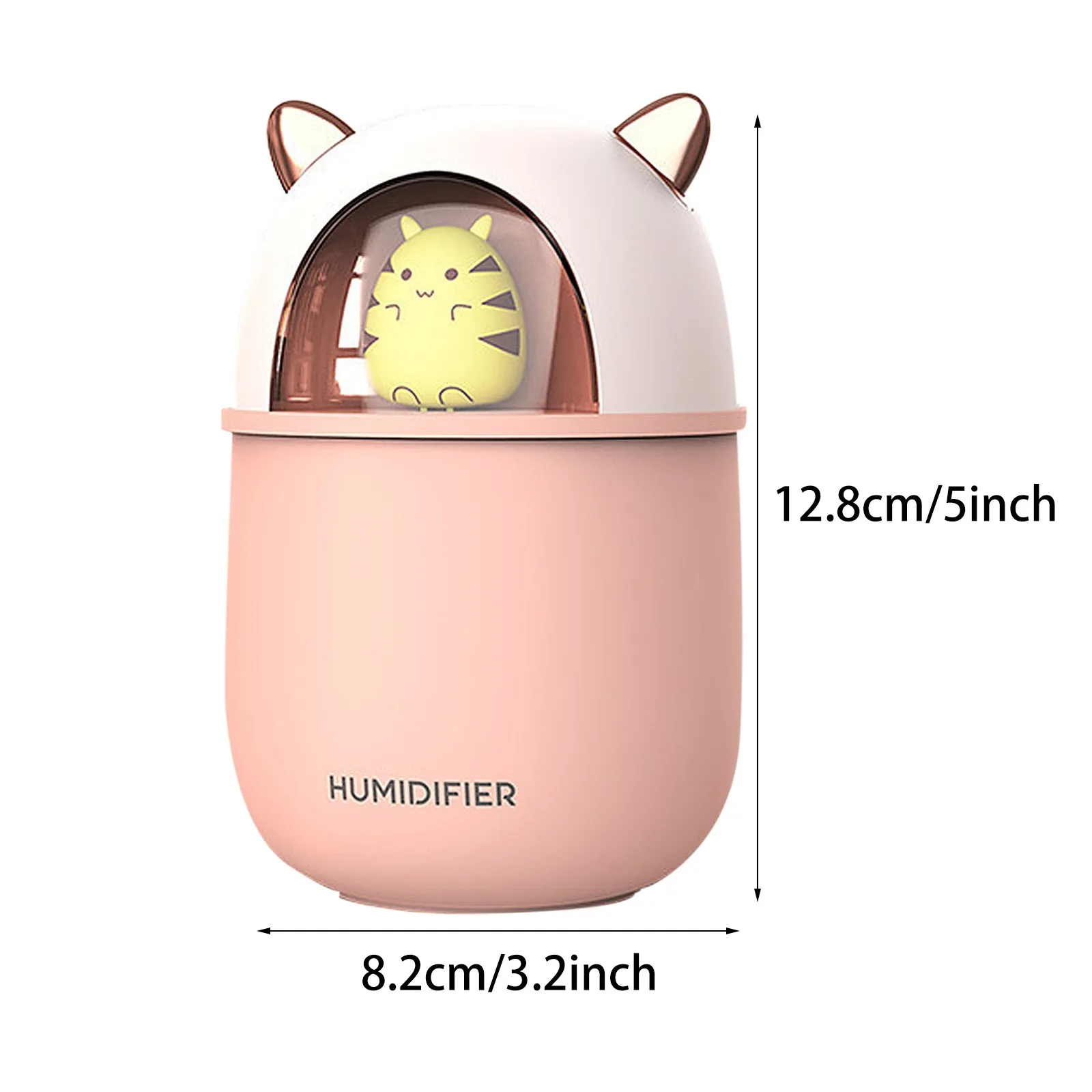 

Cute Ultrasonic Cool Mist Aroma Air Oil Diffuser Humidificador 300ml Aroma Essential Oil Diffuser For Car Mist Maker#dg4